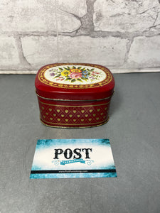 Antique Small Floral Tin