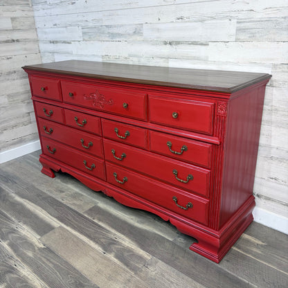 Barn Red Dresser Buffet