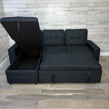 Reversible Sectional Pull Out Sleeper Couch