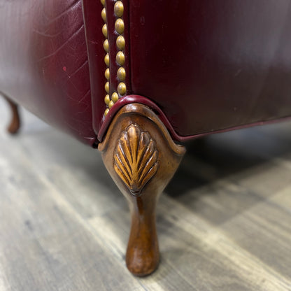 Maroon Leather Flexsteel Recliner