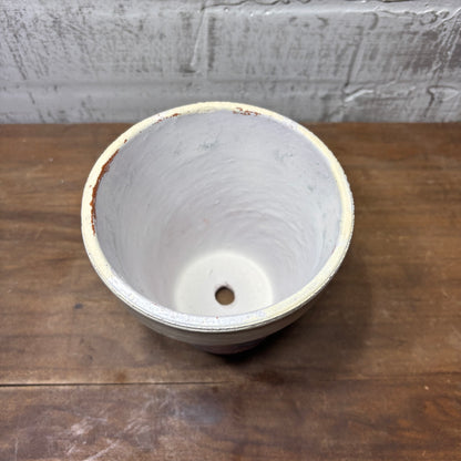Hand-Painted Floral Pot