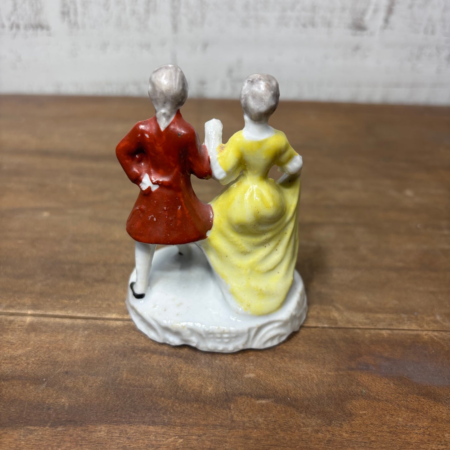 Vintage Man And Women Dancing Porcelain Figurine