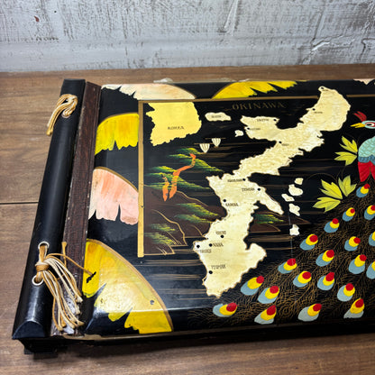 Vinatge Japanese Okinawa Hand Painted Photo Album