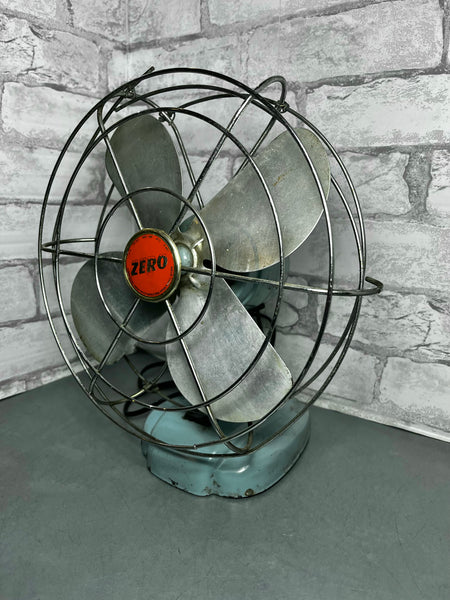 Vintage ZERO Electric Metal Fan McGrew Edison