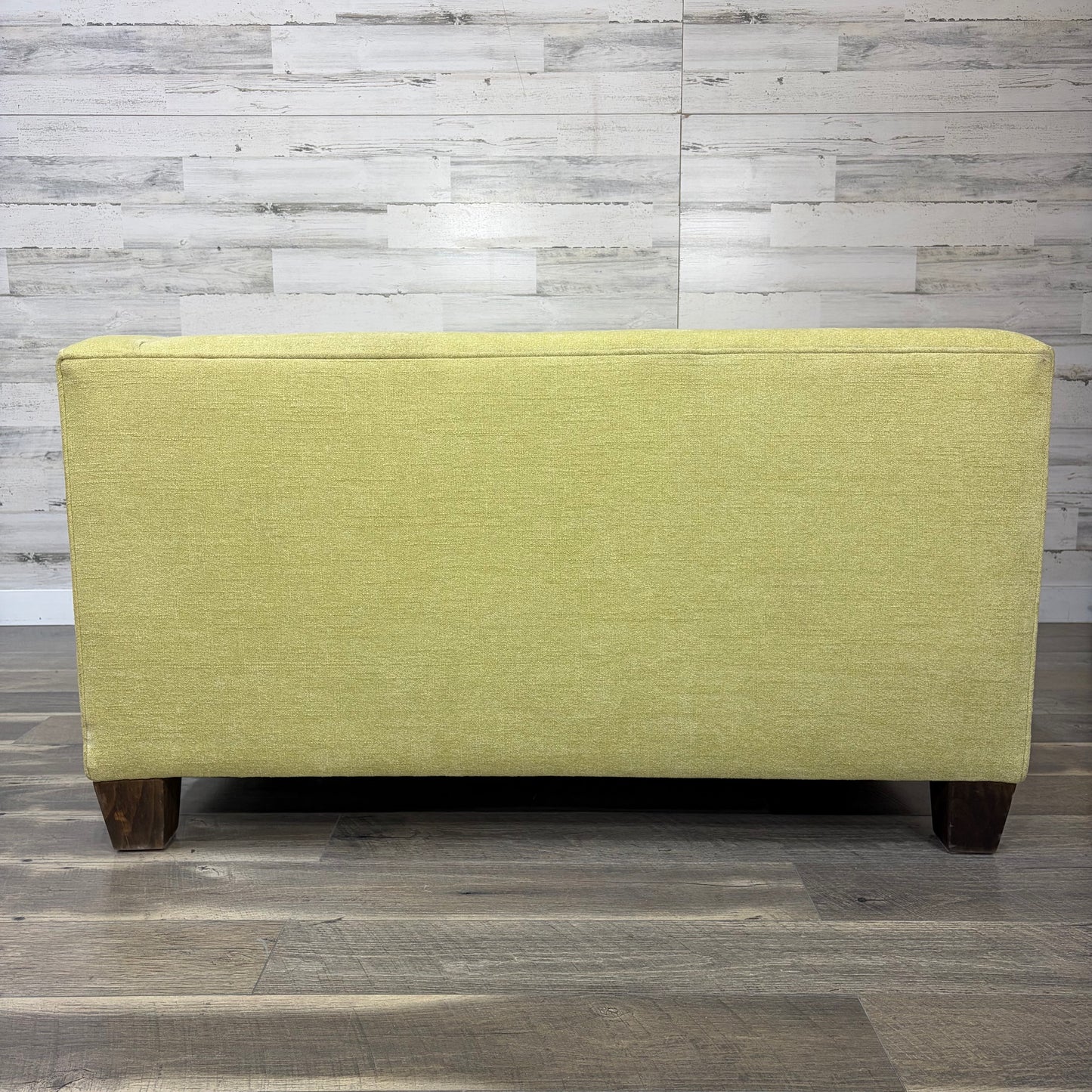 Small 2pc Green Sectional Couch