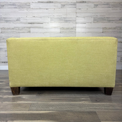 Small 2pc Green Sectional Couch