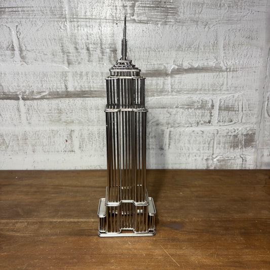 Metal Wire Empire State Building Sculpture