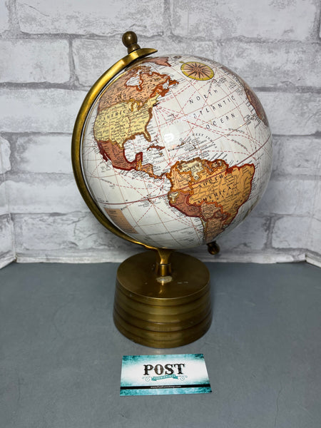 Gold World Globe