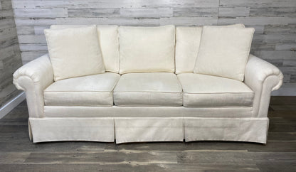 Ethan Allen Cream White Couch