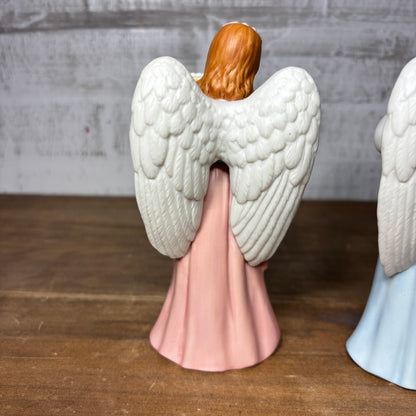 Vintage Homco Porcelain “Heavenly Duet” Angels