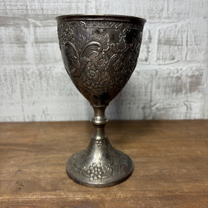 Victorian-Style Repoussé Goblet / Chalice