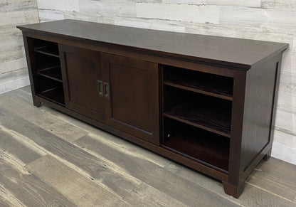 Dark Wood TV Stand
