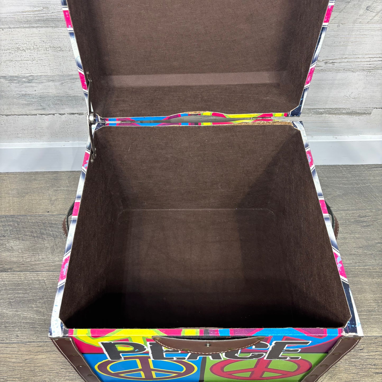 Peace Sign Keepsake Chest *No Latch*