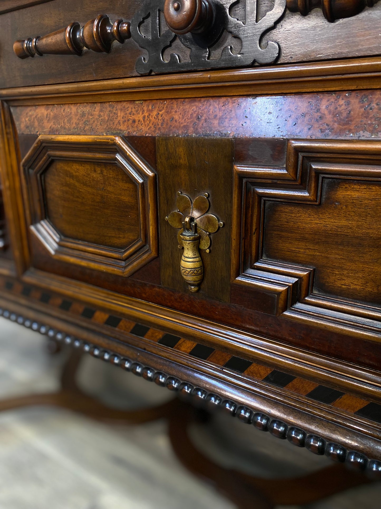 Antique Jacobean Buffet Server