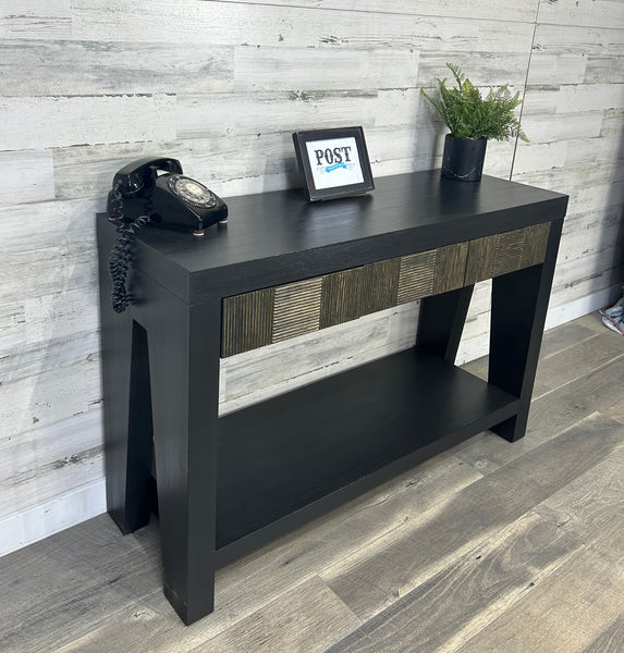 Black & Gold Modern Sofa Table