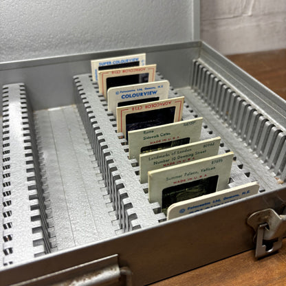 Vintage 35 mm 2-Inch Slide Storage Case For 150 Slides