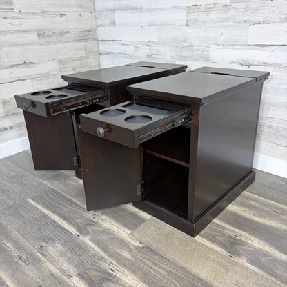 Set Of 2 Power End Tables/ Nightstands