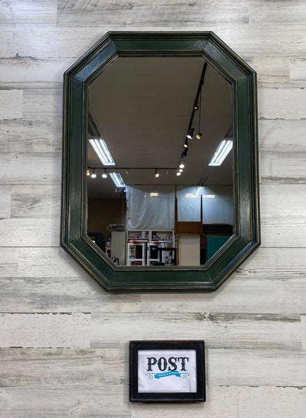 Green Vintage Wall Mirror