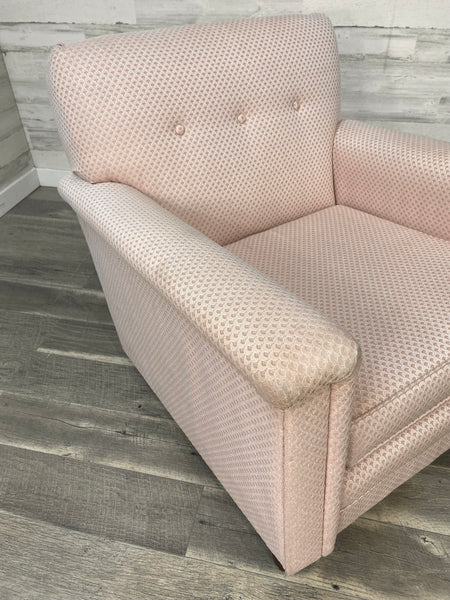 Mid Century Pink Rocking Chair