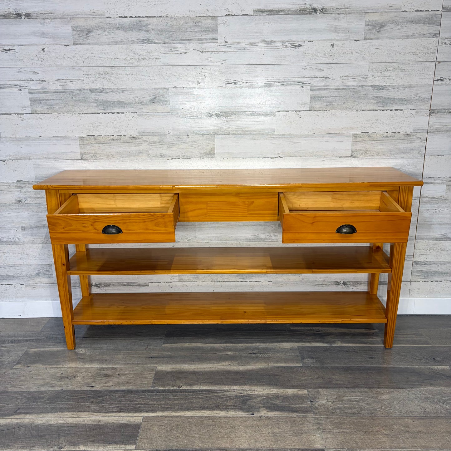 Rustic Pine Sofa Table Console