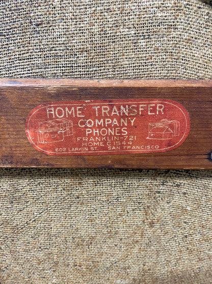 Antique Wood Steamer Trunk