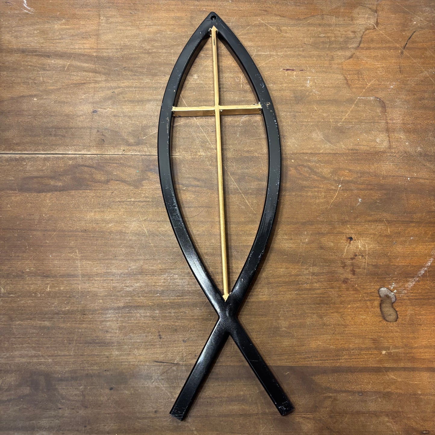 Ichthys (Jesus fish) Metal Wall Decor