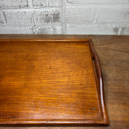 Mid Century Teak Wood Tray