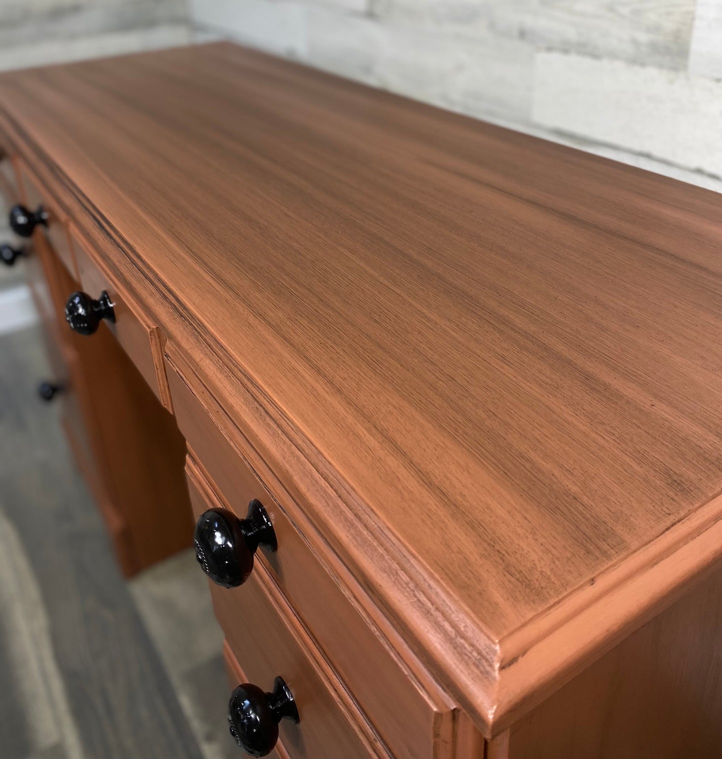 Terracotta Orange Desk