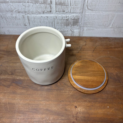 Hearth & Hand Magnolia Stoneware Coffee Canister *NO SPOON*