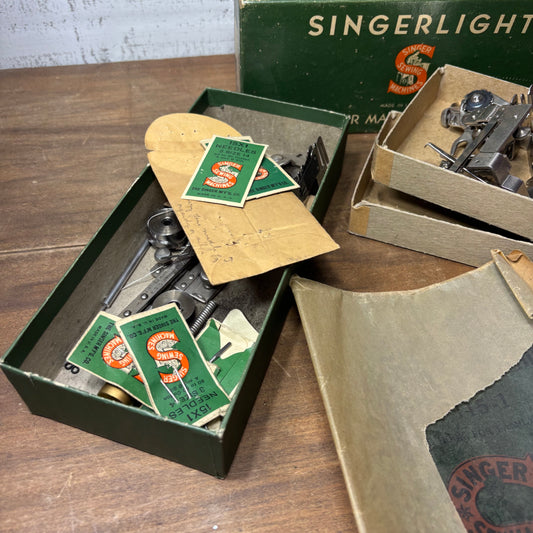 Vintage Singer Sewing Machine Accessories Kit
