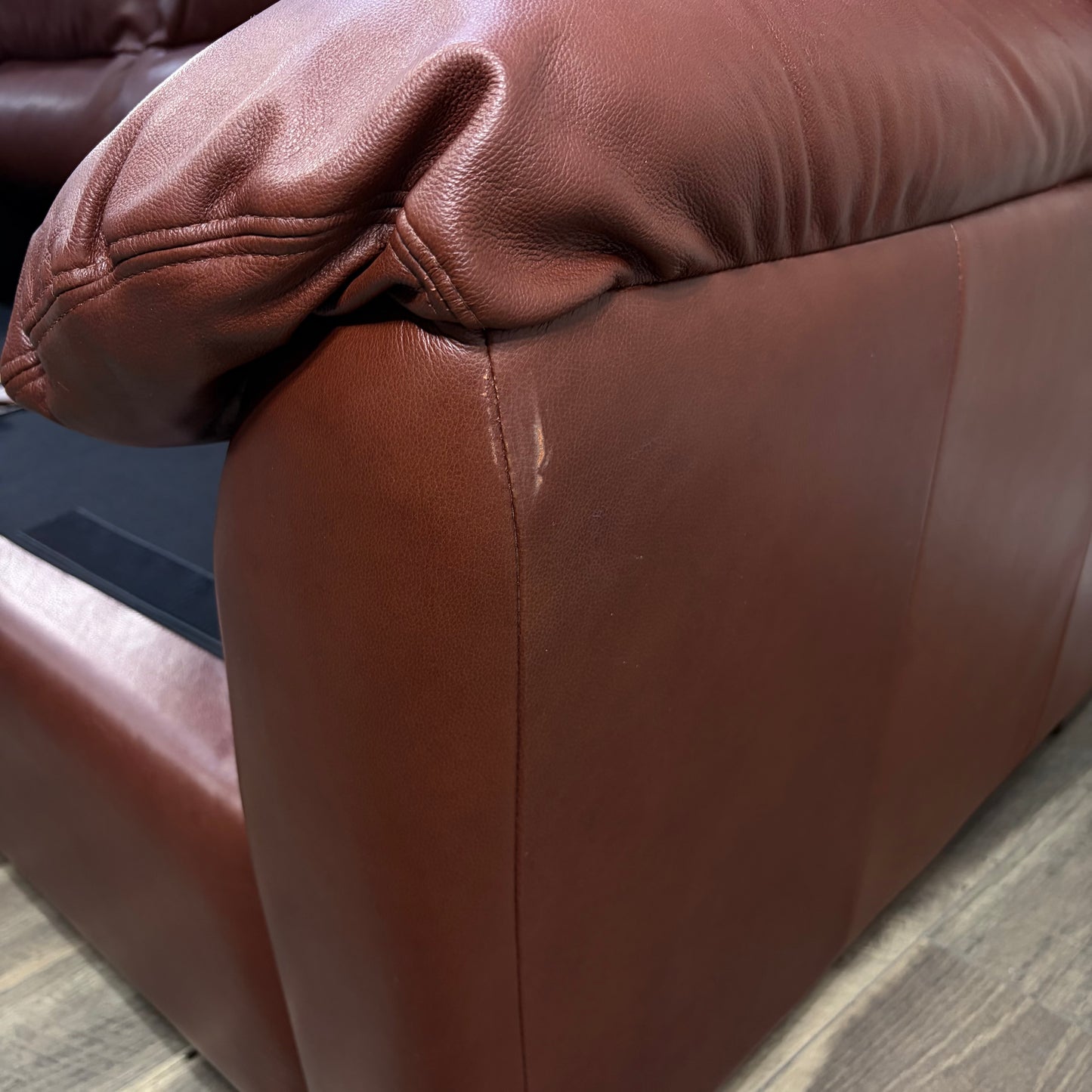 Leather Couch & Chair Set