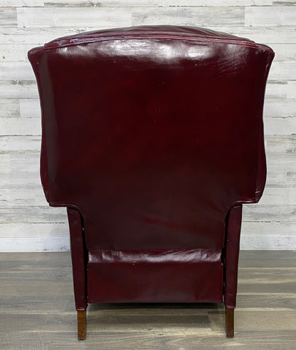 Maroon Leather Flexsteel Recliner