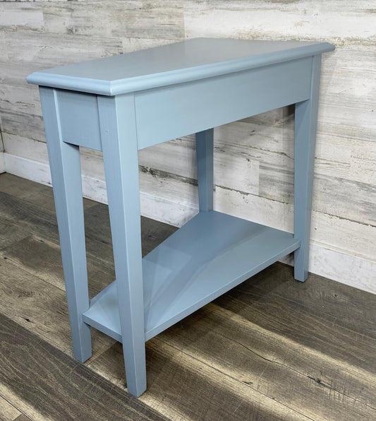 Gray Triangle End Table