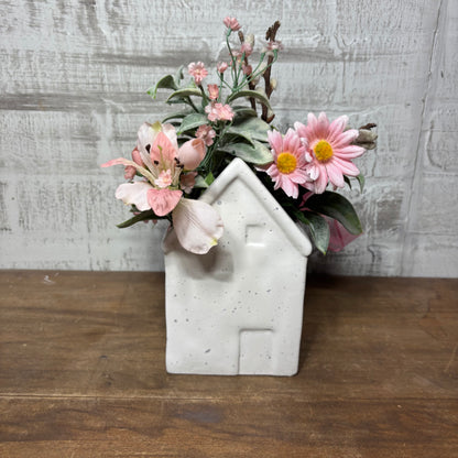 Ceramic White House Vase
