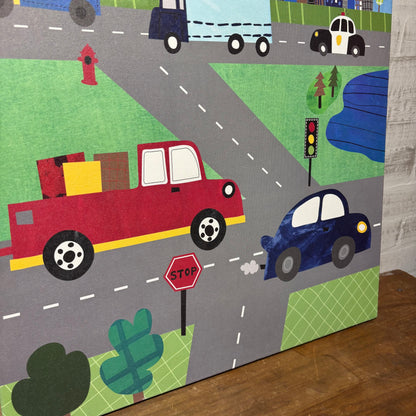 Oopsy Daisy Busy Road Canvas Art