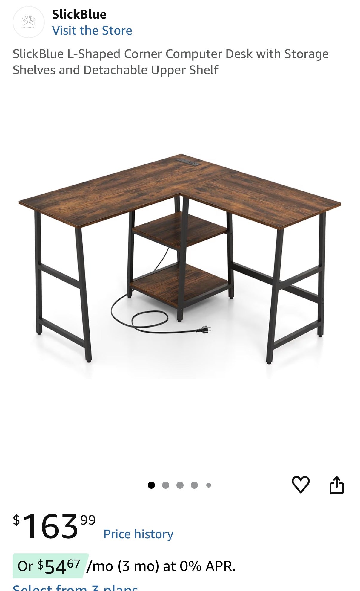 Brand New In Box L Shape Desk