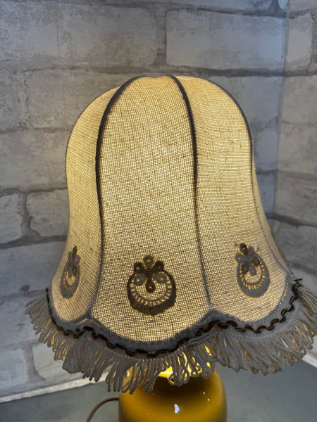 Boho Yellow Small Table Lamp