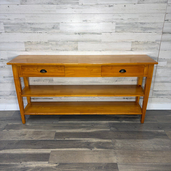 Rustic Pine Sofa Table Console