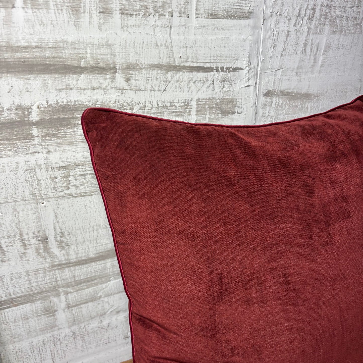 Large Red Pillow Throw Pillow