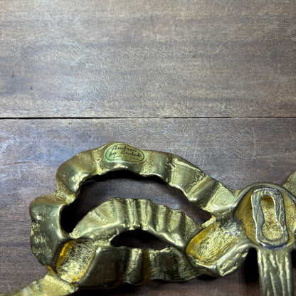 Vintage Andrea By Sadek Brass Bow Hook