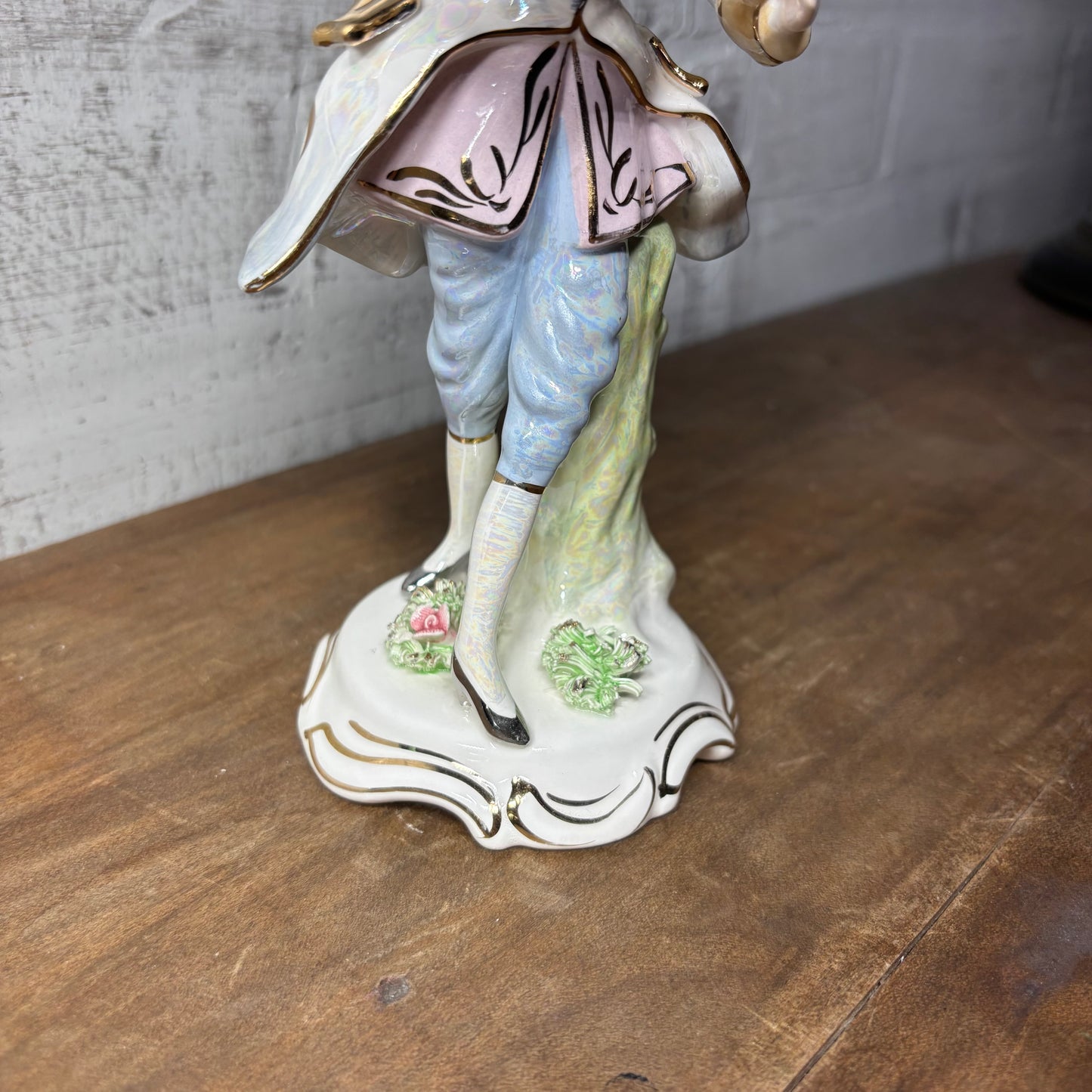 Vintage Porcelain Victorian Man Figurine