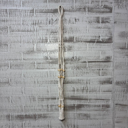 Boho Beaded Macrame Plant Holder