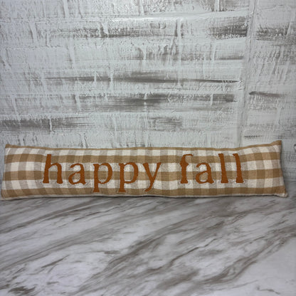 Long Lumbar “Happy Fall” Pillow