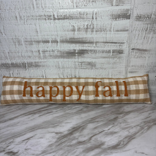 Long Lumbar “Happy Fall” Pillow