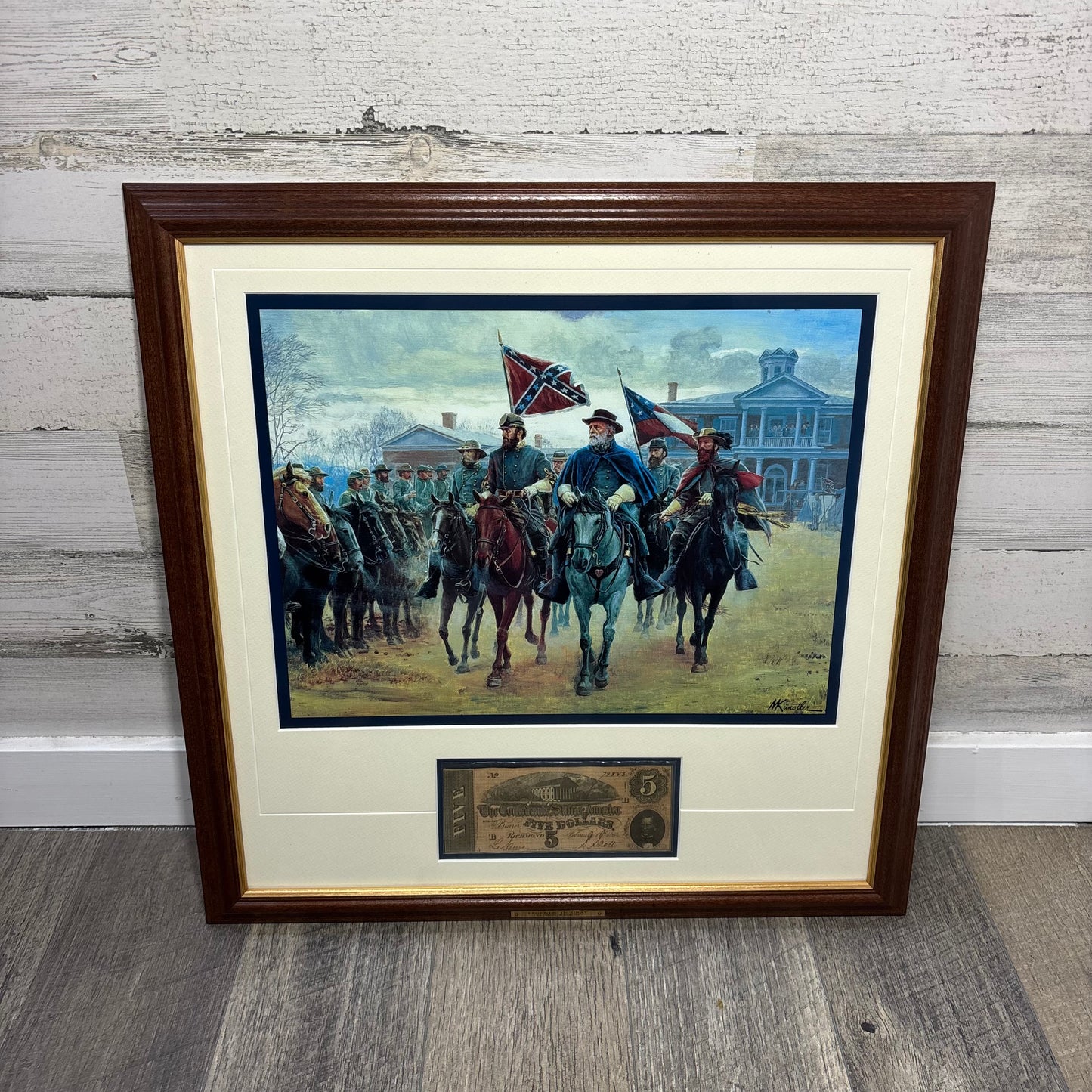 “Legends in Gray" Civil War Framed Painting Print By Artist Mort Künstler