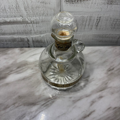 Vintage Canada Dry Bourbon Glass Decanter