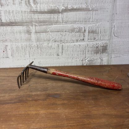 Vintage Hand Rake/ Garden Tool