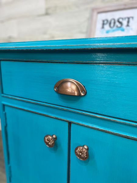 Matching Set Of 2 Teal Nightstands