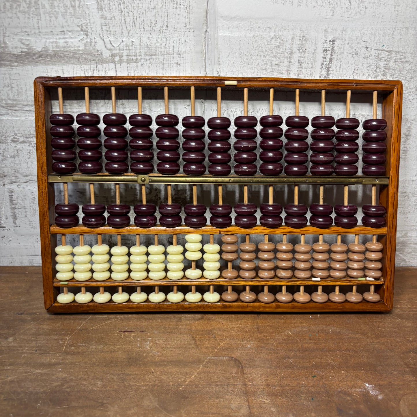 Vintage Large Chinese Abacua Calculating Tool
