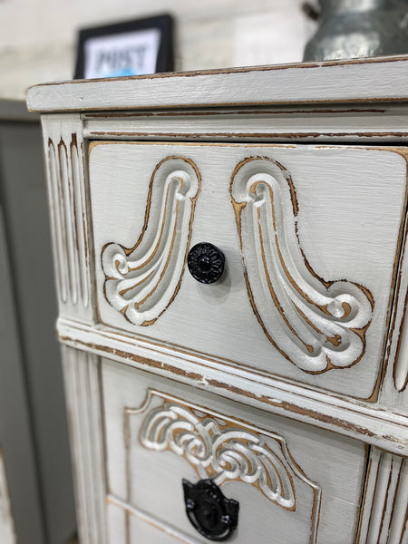 Light Gray Set Of 2 Nightstands